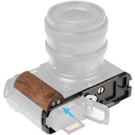 SmallRig 5945 - montażowa płytka L-kształtna, drewniany uchwyt do Panasonic Lumix S9